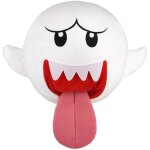Peluche - nintendo - super mario - grand boo 27cm - licence officielle - douceur et qualit