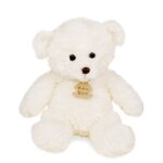 Peluche ours c�lin - histoire dours - ivoire 21 cm - b�b� - mixte - plush