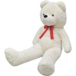 Vidaxl ourson en peluche xxl blanc 160 cm 80101