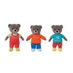 Peluche petit ours brun - jemini - mini peluche - coloris unique - int�rieur - enfant