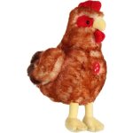 Peluche poule rousse sonore - gipsy toys - 22 cm