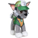 Peluche rocky 27 cm chiot - pat patrouille dino rescu - doudou chien heros - set jouet enfant + carte ...