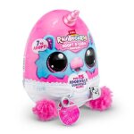 Peluche surprise - zuru - rainbocorns - rose - 15 surprises - accessoires inclus
