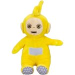 Peluche teletubies laa - laa 60 cm jaune - personnage tv - set doudou enfant avec carte offerte