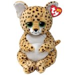 Peluche - ty beanie bellies - lloyd le gu�pard - 30 cm - yeux bleus paillet�s - mixte