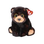 Peluche ty beanie buddy kodi ours - 24cm - marron / noir - mixte - a partir de 3 ans