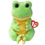 Peluche - ty - snapper la grenouille - 30 cm - yeux verts - douceur originale