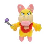 Peluche wendy koopa 7 pouces - xiaohuolong - mario - rose - pour enfants - jouet en peluche doux