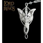 Pendentif etoile du soir - le seigneur des anneaux - arwen - bronze argenté - crystal - 63 cm Pendentif etoile du soir - le seigneur des anneaux - arwen - bronze argenté - crystal - 63 cm