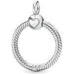 Pendentif - pandora - 398296 - argent sterling - oxyde de zirconium - gris