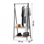 Penderie portant colorado avec 2 etagres chaussures meuble dentre style industriel - 64 x 40 xh. 150 ...