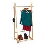 Relaxdays penderie avec porte - chaussures portant vêtements à poser valet de chambre hlp : 153x875x45 ... Relaxdays penderie avec porte - chaussures portant vêtements à poser valet de chambre hlp : 153x875x45 ...
