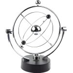 Pendule balancier bille quilibre magntique cintique orbital dcoration de bureau silver - haopyou