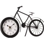 Horloge vlo  poser mtal noir h18cm - atmosphera createur dinterieur