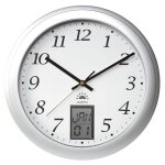 Pendule - unilux - instinct - acier - diamètre 305 cm - quartz avec date Pendule - unilux - instinct - acier - diamètre 305 cm - quartz avec date