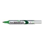 Marqueurs effa�ables � sec - pentel - maxiflo - lot de 12 - pointe ogive moyenne - encre verte