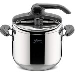 Pentola a pressione lagostina mia 7l - acier inoxydable 18 / 10 - valve de scurit double dispositif ...