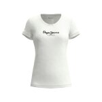 T - shirt - pepe jeans - new virginia - femme - blanc - 95% coton / 5% �lasthanne