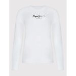 Pepe jeans - t - shirt manches longues - blanc - s - blanc - tee - shirts