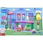 Peppa pig - centre de loisirs avec sons 11 pieces dont 2 figurines - parc aire de jeux - set jouet prescolaire ...