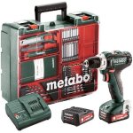 Perceuse - visseuse 12v - metabo - powermaxx bs12 - 2 batteries 2ah - chargeur inclus - lampe led intégrée ... Perceuse - visseuse 12v - metabo - powermaxx bs12 - 2 batteries 2ah - chargeur inclus - lampe led intégrée ...