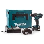 Perceuse visseuse 18v + 2 batteries 4ah + chargeur + coffret makpac - makita - ddf482rmj