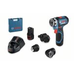 Perceuse - visseuse bosch professional gsr 12v - 15 fc + 2 batteries 20ah + chargeur gal 1230 - 06019f6006 ...