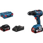 Perceuse - visseuse bosch professional gsr 18v - 55 + 2 batteries 40ah + l - boxx - 06019h5200
