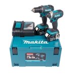 Perceuse - visseuse et visseuse  chocs makita avec 2 batteries 18v 4ah li - ion