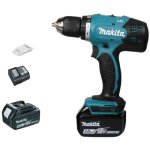 Perceuse visseuse makita 18v 3. 0ah + 2 batteries chargeur en coffret - ddf453sfe