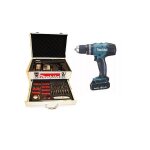 Perceuse visseuse � percussion - makita - dhp453syex - 18v - 2 vitesses - mandrin 13mm