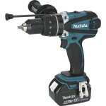 Perceuse visseuse  percussion - makita - dhp458rtj - 13 mm - 2x5ah 18 v li - ion