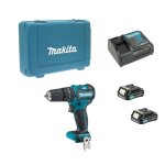 Perceuse visseuse � percussion makita hp332dsae - 2 batteries 20ah + chargeur dc10sa + coffret