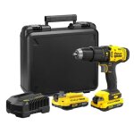 Perceuse visseuse � percussion sans fil - 18v - stanley fatmax v20 - sfmcd711d22 - qw - brushless - 50nm ...