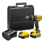 Perceuse visseuse � percussion sans fil - 18v - stanley fatmax v20 - sfmcd721m2k - qw - brushless - 80nm ...