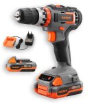 Perceuse visseuse � percussion sans fil - fuxtec fx - e1sbs20 - 20v 21000 frappes / min - 2 batteries ...