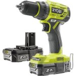 Perceuse visseuse ryobi 18v one plus brushless - 2 batteries 20ah - r18dd7 - 220s