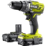 Perceuse - visseuse ryobi 2 vitesses 18v oneplus - batteries lithium - 2x 1. 5 ah - r18dd3 - 215s