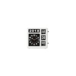 Horloge murale - perel - 31 cm - blanc - contemporain - intérieur Horloge murale - perel - 31 cm - blanc - contemporain - intérieur