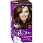Coloration permanente - schwarzkopf - perfect mousse - texture mousse - sans ammoniaque - noisette 668 ...