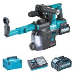 Perfo - burineur sds - plus 40v max 28 mm aws - makita - avec 2 batteries 40v 4. 0ah - chargeur - makpac ...
