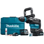 Perforateur - burineur sds + 40v max xgt - makita - avec 2 batteries 40v 4. 0ah - chargeur - bluetooth ...