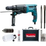 Perforateur burineur - makita - hr2320tsp1 - 720w - Ø23mm - coffret alu + accessoires Perforateur burineur - makita - hr2320tsp1 - 720w - Ø23mm - coffret alu + accessoires