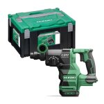 Perforateur sds + brushless hikoki dh1826daw2z 26mm 18v 32j en hitcase iii (vendu sans batterie)