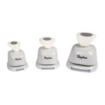 Perforatrice fantaisie rayher - kit 3 cercles 16 / 254 / 381 cm - pour papier jusqu� 200 g / m�