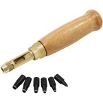 Perforatrice  vis pour le cuir 6 pointes tailles 15  4 mm perforatrice remplaable pour couture cuir ...