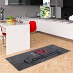 Pergamon - trendy - tapis de cuisine - tapis long couloir - i love cooking - 45x145 cm
