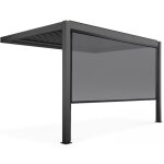 Pergola bioclimatique adoss�e 3x4m et 1 store 373 x 234 m ( 1 store 373 x 234 m )