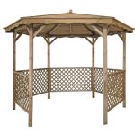 Pergola en bois lora - 320 x h245 cm - cerland