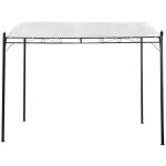 Pergola inclin�e en m�tal - 3 x 25 m - beige